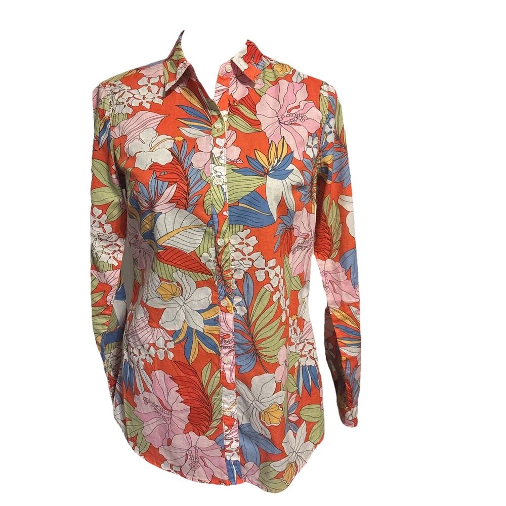 J McLaughlin Coconut Grove Britt Womens Blouse Size XS